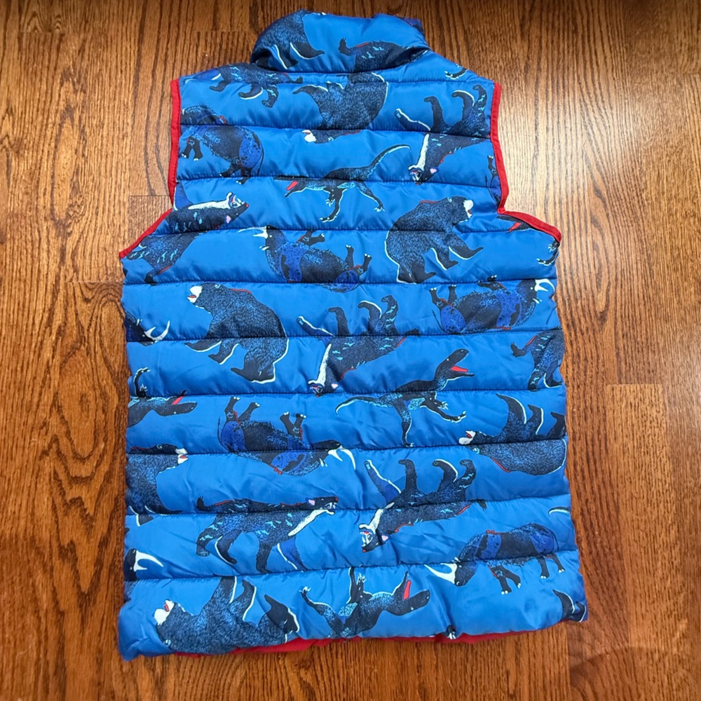 Joules Reversible Puffer Vest Sz 8 - Picture 3 of 8